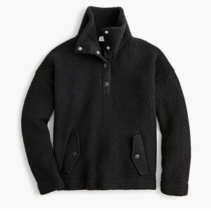 J Crew snap-collar sherpa in Polartec Fleece